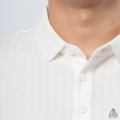 Polo trơn vải nhung sọc