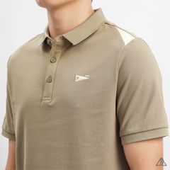 Áo polo thêu ngực THE P phối vai