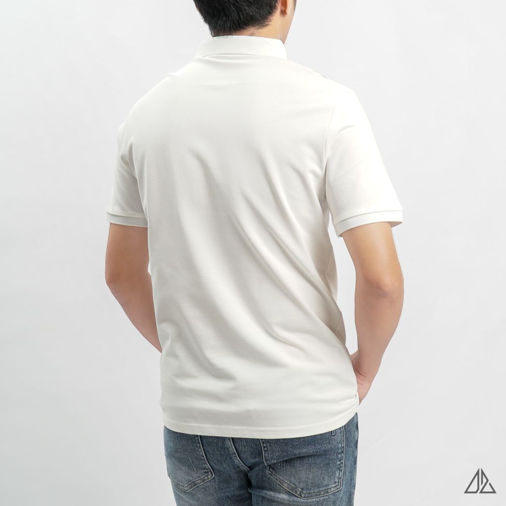 Áo polo thêu ngực THE P phối vai
