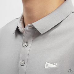 Áo polo thêu ngực THE P phối vai