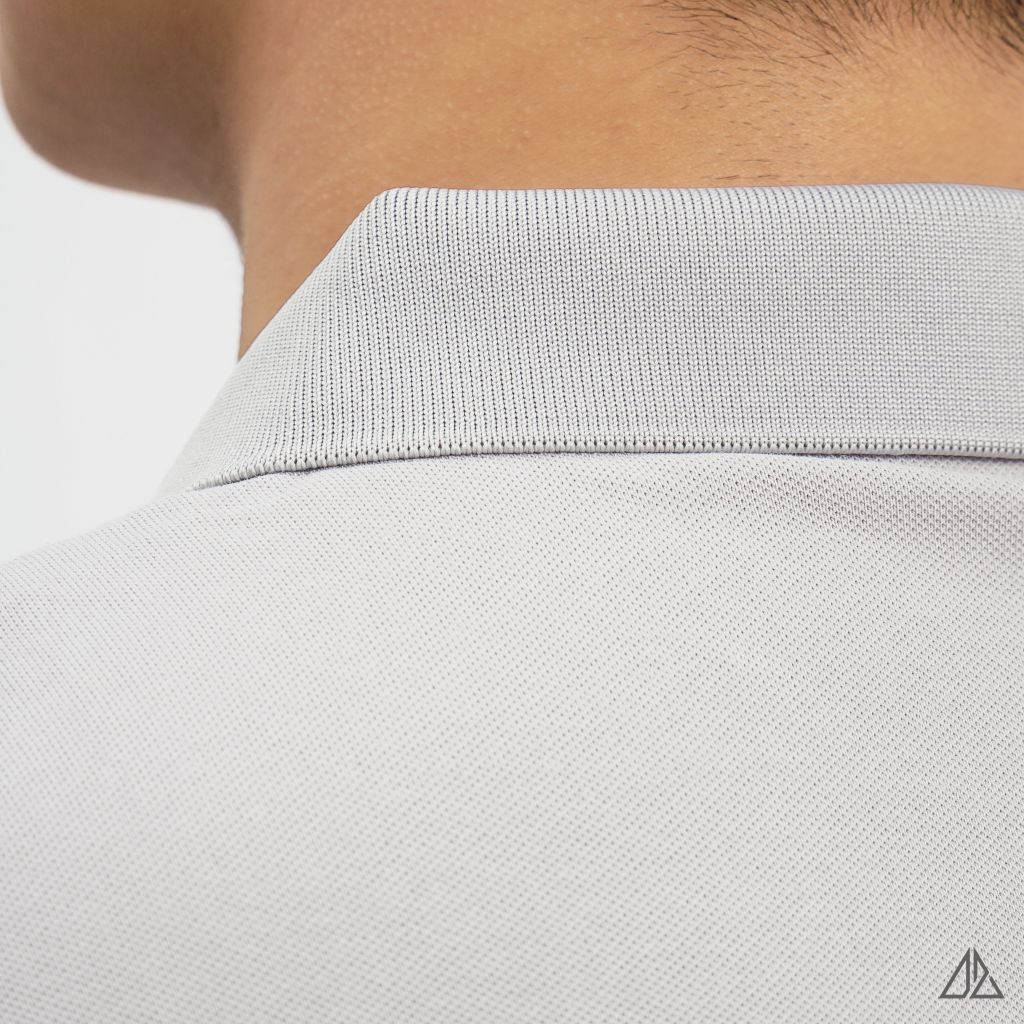 Áo polo thêu ngực THE P phối vai