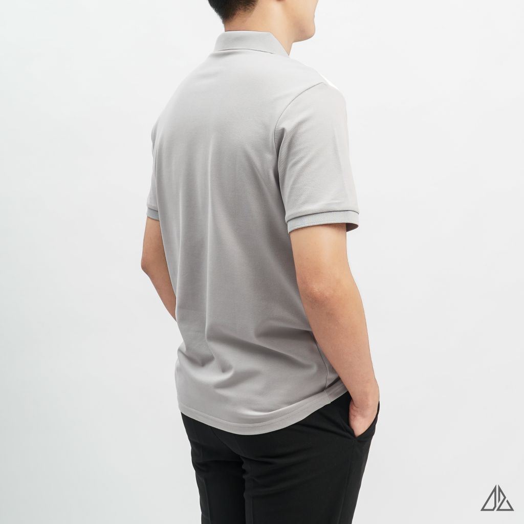 Áo polo thêu ngực THE P phối vai