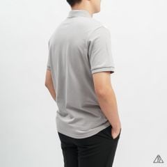 Áo polo thêu ngực THE P phối vai