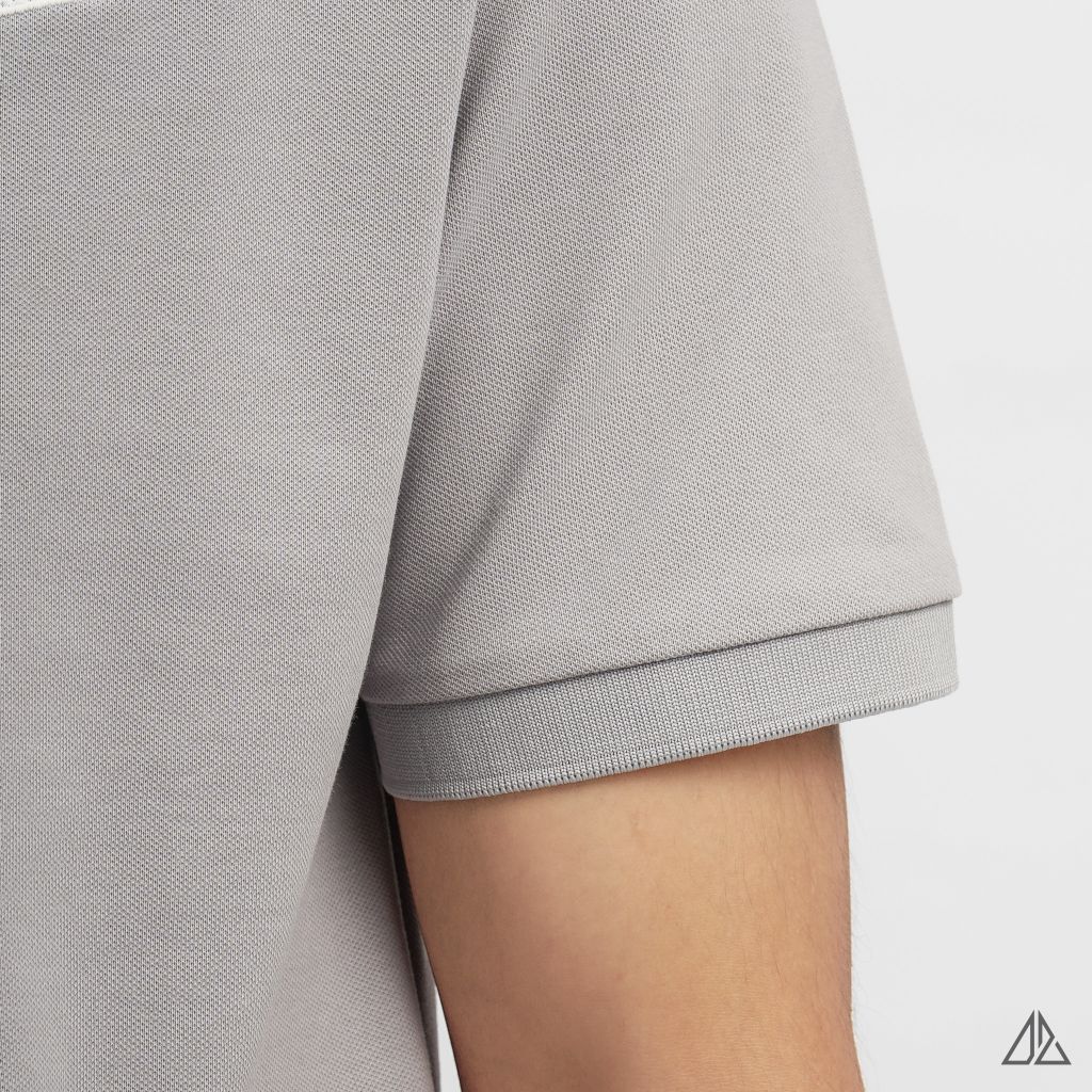 Áo polo thêu ngực THE P phối vai