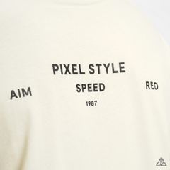 Áo thun cổ tròn in lưng PIXEL STYLE