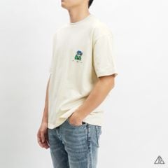 Áo thun cổ tròn in lưng PIXEL STYLE