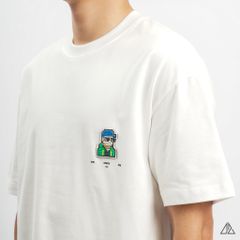 Áo thun cổ tròn in lưng PIXEL STYLE
