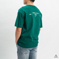 Áo thun cổ tròn in lưng PIXEL STYLE