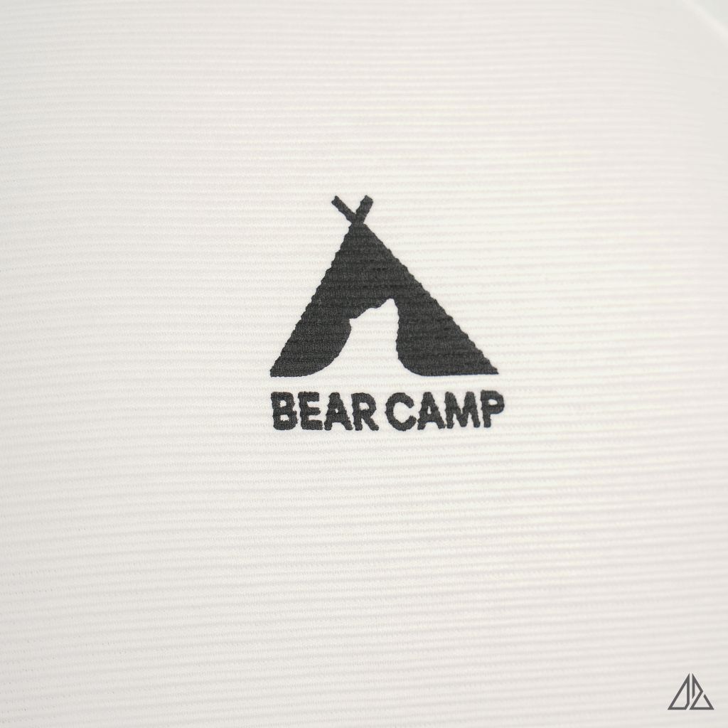Áo thun cổ tròn Raglang thêu vai BEARCAMP