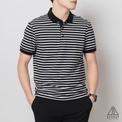 Áo polo sọc ngang