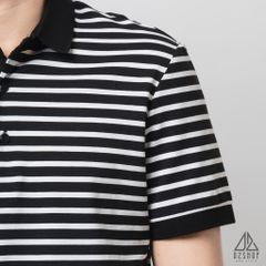 Áo polo sọc ngang