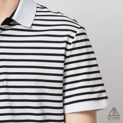 Áo polo sọc ngang