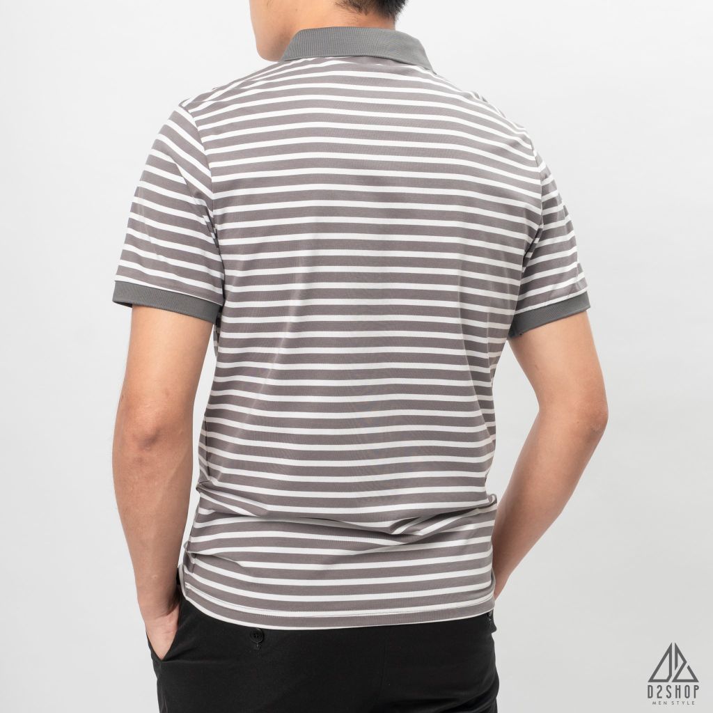 Áo polo sọc ngang