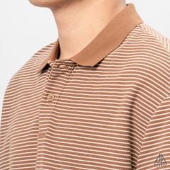 Áo polo form rộng sọc nhỏ