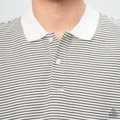 Áo polo form rộng sọc nhỏ