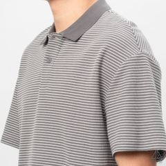 Áo polo form rộng sọc nhỏ