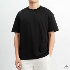 Áo thun cổ tròn in chữ nổi GGG