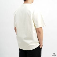 Áo thun cổ tròn in chữ nổi GGG