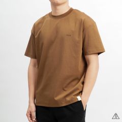 Áo thun cổ tròn in chữ nổi GGG