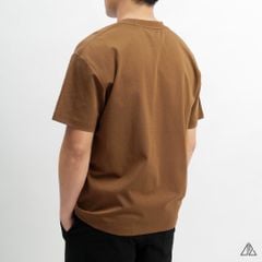 Áo thun cổ tròn in chữ nổi GGG