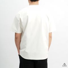 Áo thun cổ tròn in chữ nổi GGG