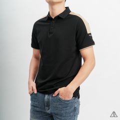 Áo polo phối viền vai