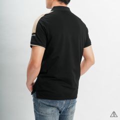 Áo polo phối viền vai