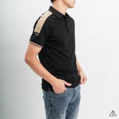 Áo polo phối viền vai