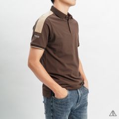 Áo polo phối viền vai