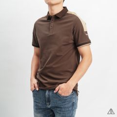 Áo polo phối viền vai