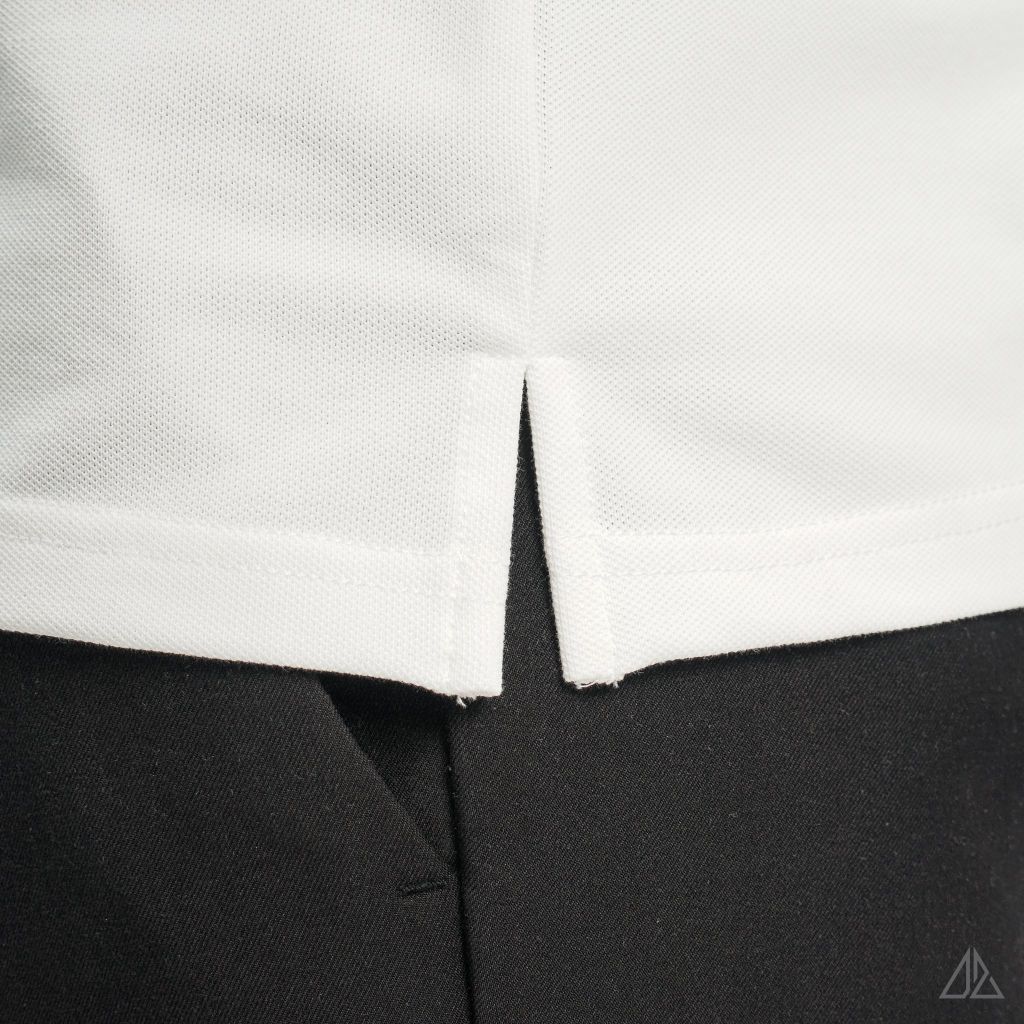 Áo polo phối viền vai
