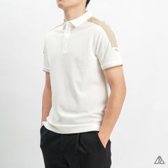 Áo polo phối viền vai