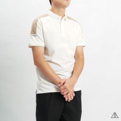 Áo polo phối viền vai