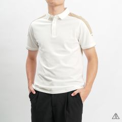 Áo polo phối viền vai