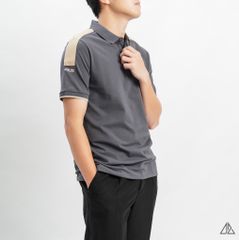 Áo polo phối viền vai
