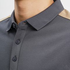 Áo polo phối viền vai