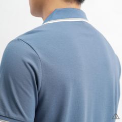 Áo polo phối viền cổ xẻ