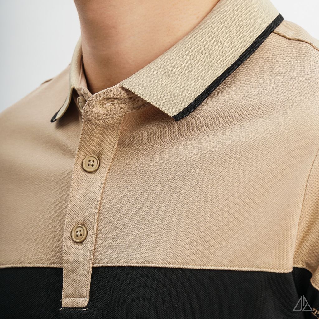 Áo polo phối vai Tichlanz