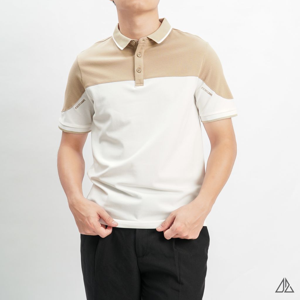 Áo polo phối vai Tichlanz