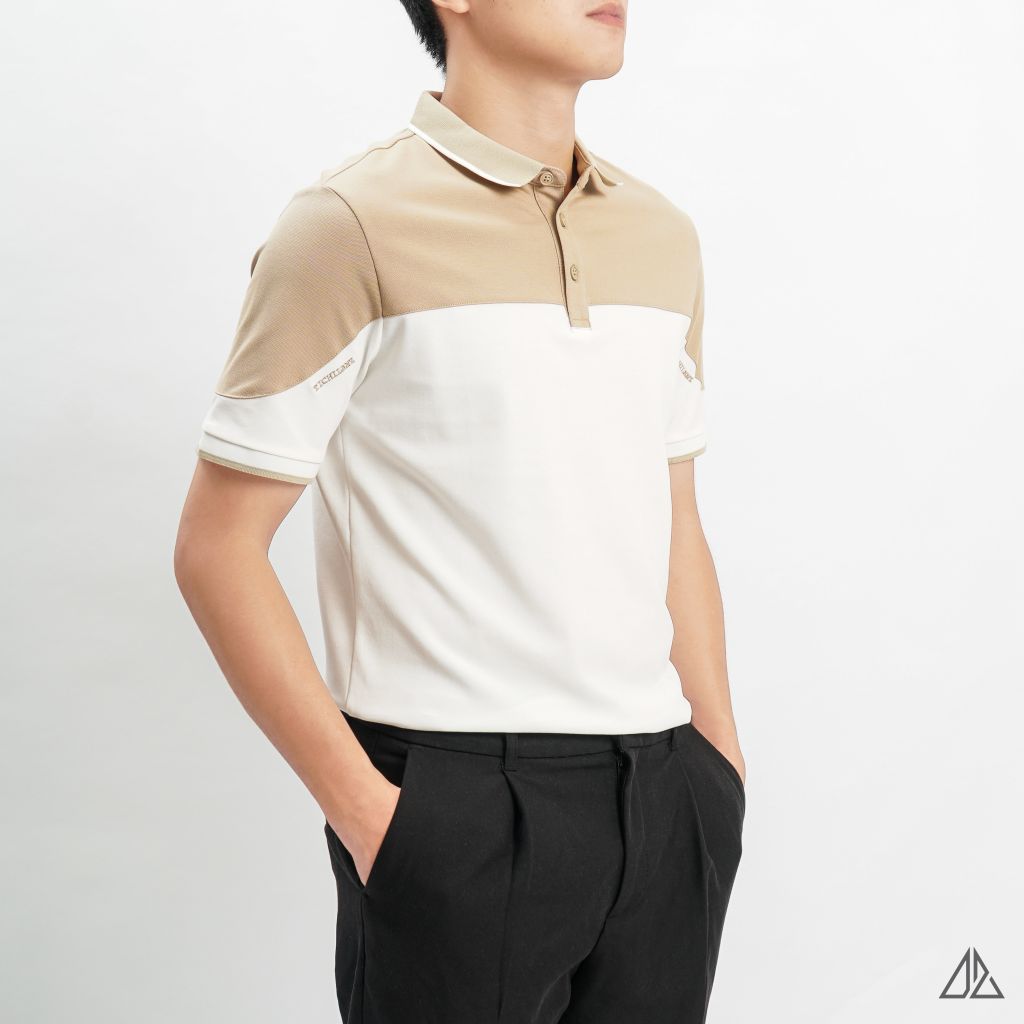 Áo polo phối vai Tichlanz