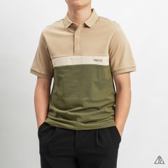 Áo polo phối ba màu POSITIVE