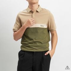 Áo polo phối ba màu POSITIVE