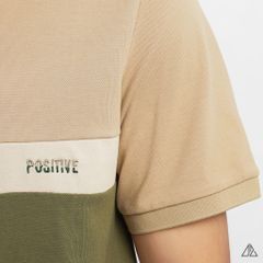 Áo polo phối ba màu POSITIVE