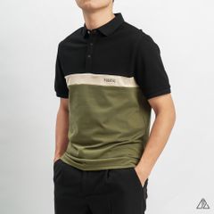 Áo polo phối ba màu POSITIVE