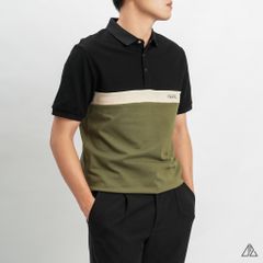 Áo polo phối ba màu POSITIVE