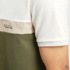 Áo polo phối ba màu POSITIVE