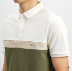 Áo polo phối ba màu POSITIVE