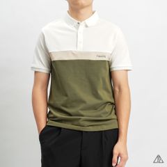 Áo polo phối ba màu POSITIVE