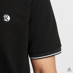 Áo polo viền cổ thêu ngực R