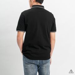 Áo polo viền cổ thêu ngực R